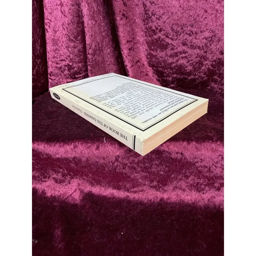 Vintage Paperback Book – The Book of the Damned Charles Fort 1974 Edition